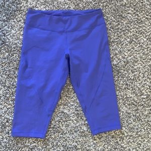 Purple Zella below knee leggings